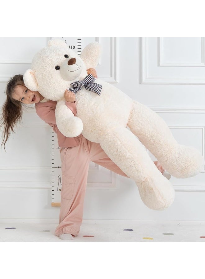 MaoGoLan Giant Teddy Bear Big 4 Feet Stuffed Animal Stuffed Bear Baby Shower Life Size Large Teddy for Girlfriend Boyfriend Wife Children