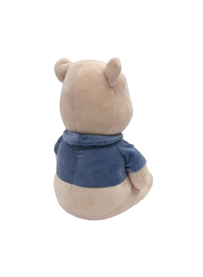 Lambs & Ivy Disney Baby Forever Pooh Bear Plush, Beige/Blue