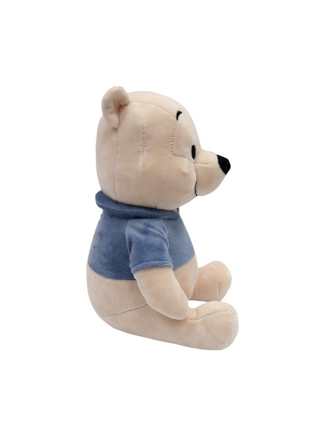 Lambs & Ivy Disney Baby Forever Pooh Bear Plush, Beige/Blue