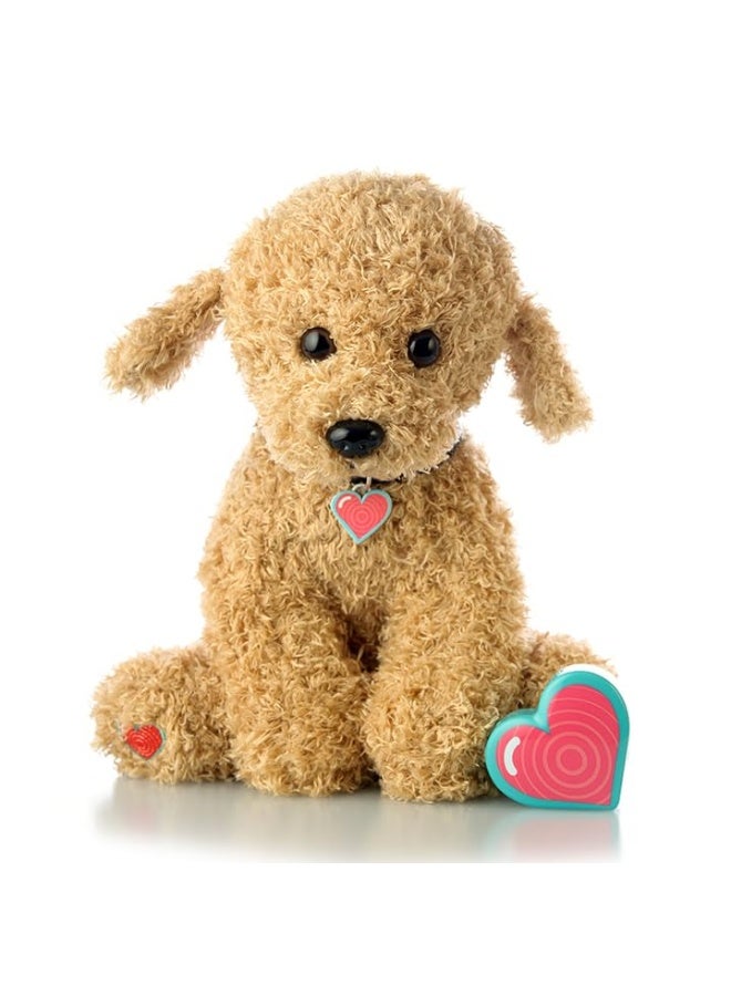 Furbaby's Recordable Stuffed Animals 20 sec Heart Voice Recorder for Ultrasounds and Sweet Messages Playback - Doodle