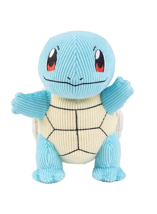 Jazwares Pokmon 8 Squirtle Corduroy Fabric Plush  Officially Licensed  Quality Authentic  Soft Corduroy Stuffed Animal Toy  Limited Edition  Great Gift for Kids Boys Girls  Fans of Pokemon