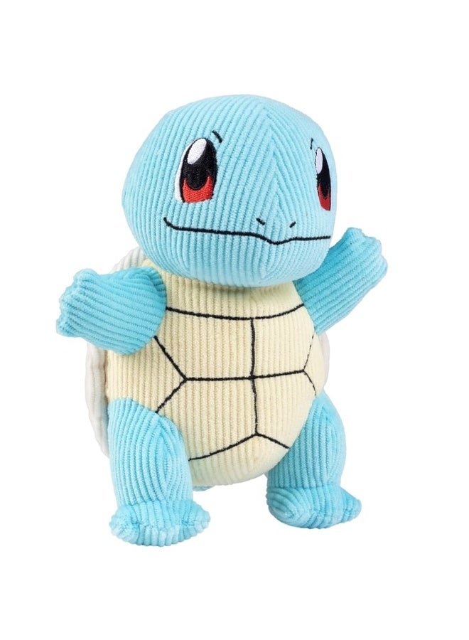 Jazwares Pokmon 8 Squirtle Corduroy Fabric Plush  Officially Licensed  Quality Authentic  Soft Corduroy Stuffed Animal Toy  Limited Edition  Great Gift for Kids Boys Girls  Fans of Pokemon