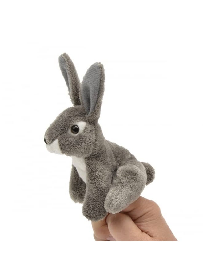 Unipak 1199JR Jack Rabbit Plush Finger Puppet, 3.5-inch Height