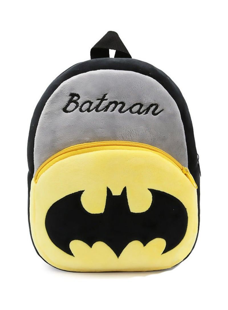 Batman Pattern Plush Toddler Backpack