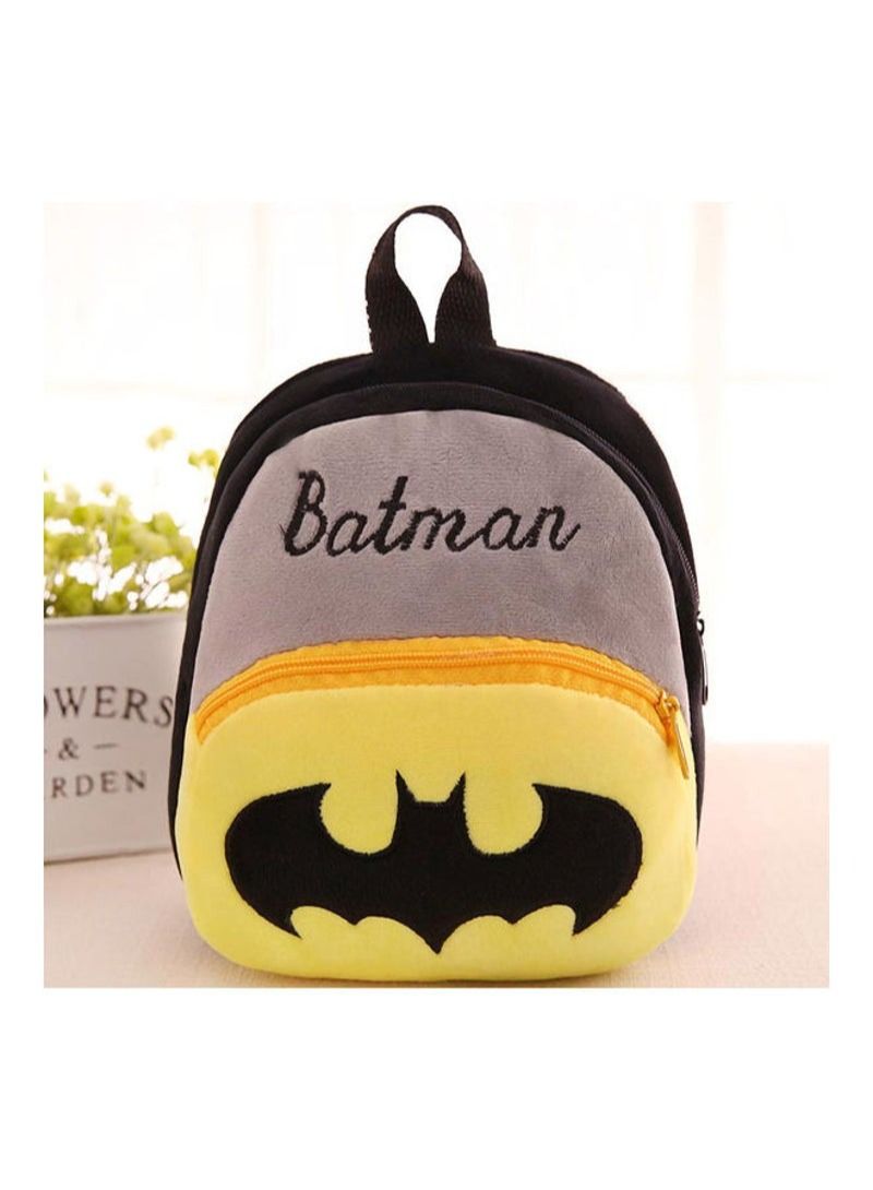 Batman Pattern Plush Toddler Backpack