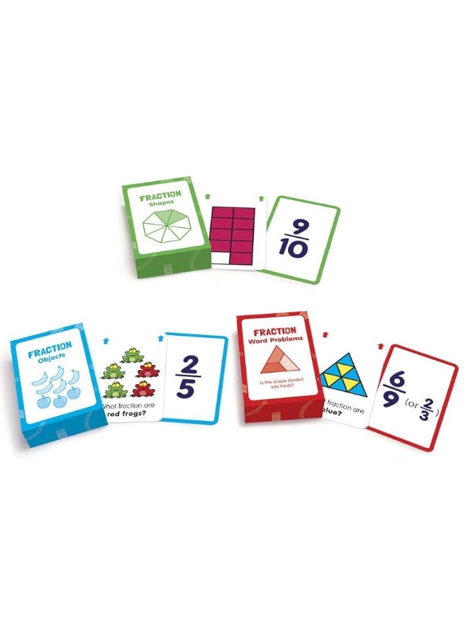 Junior Learning Fraction Flashcards Multi