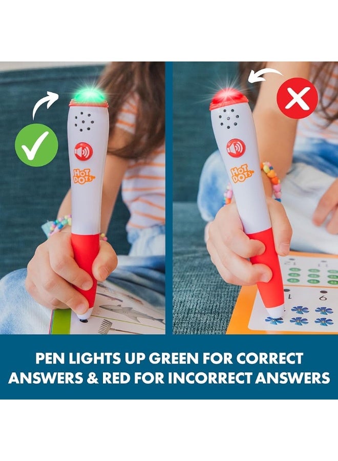 Educational Insights Hot Dots Kindergarten Workbook, Classroom Essentials, Ages 5+