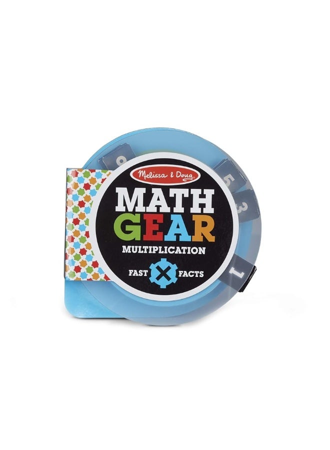 Melissa & Doug Childrenâ€™s Book - Math Gear Multiplication Fast Facts Interactive Board Book