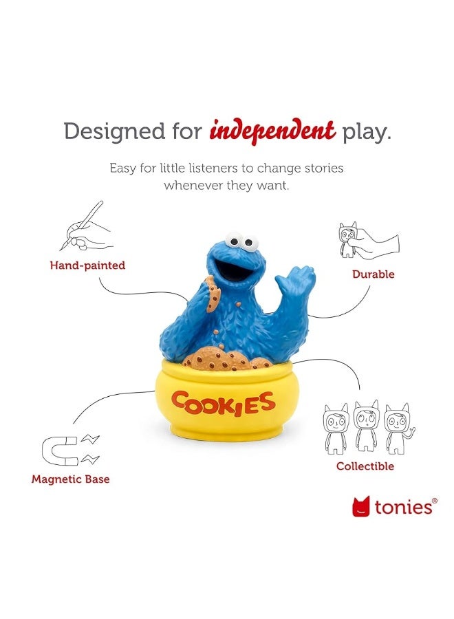 Tonies Cookie Monster Audio Play Character from Sesame Street