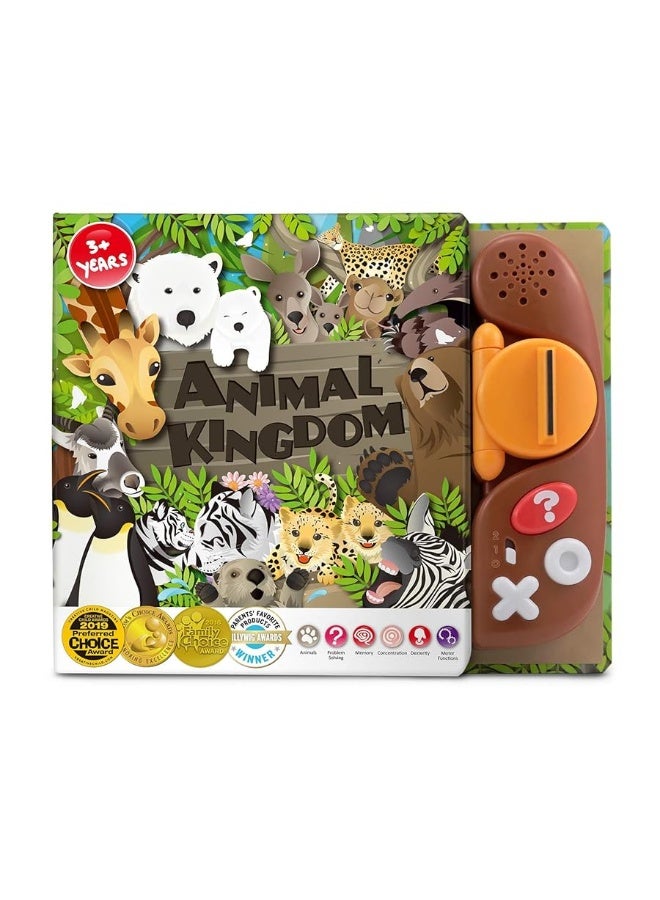 BEST LEARNING Book Reader Animal Kingdom - Educational Talking Sound Toy to Learn Animals with Quiz Games for Kids Ages 3 to 8 Years Old | Ideal 3-5 Boy or Girl Present for Birthdays