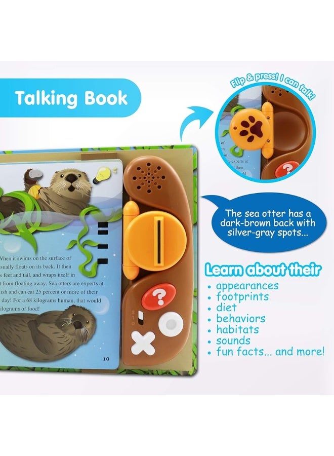 BEST LEARNING Book Reader Animal Kingdom - Educational Talking Sound Toy to Learn Animals with Quiz Games for Kids Ages 3 to 8 Years Old | Ideal 3-5 Boy or Girl Present for Birthdays