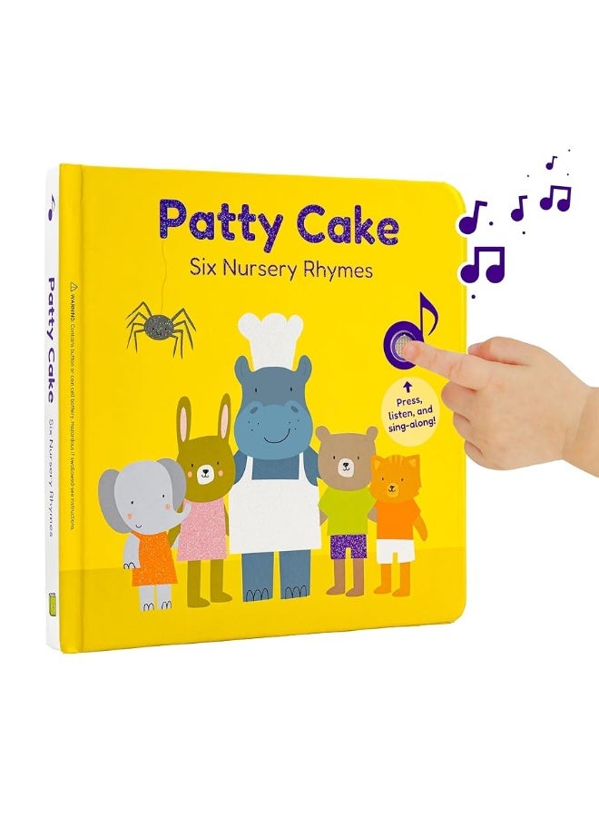 Cali's Books Patty Cake Nursery Rhyme Interactive Books for 1 Year Old - Perfect 1 Year Old Girl Gifts Sound Book for Toddlers 1-3 - Musical Book for Toddlers with 6 Favorite Songs