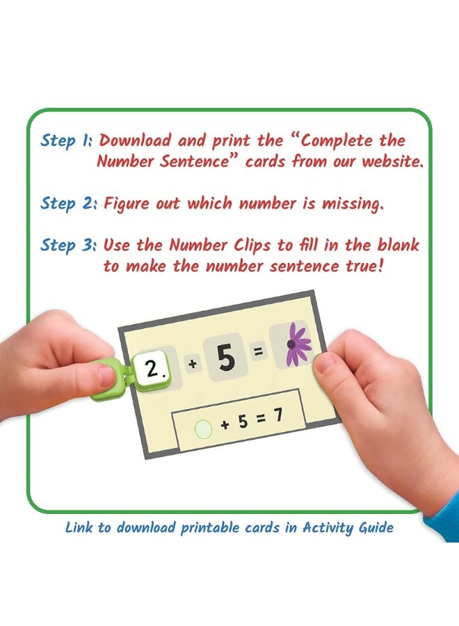 hand2mind Learn My Numbers Fine Motor Clips, Kids Clothespin Activities, Fine Motor Toys, Learning Numbers for Toddlers, Toddler Numbers and Counting, Preschool Learning Activities, Montessori Math