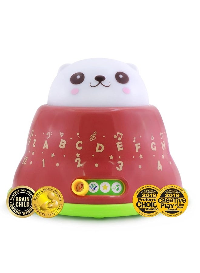 BEST LEARNING Whack and Learn Mole - Educational Interactive Light-Up Toy for Infants Babies Toddlers for 6 Month and up - First Baby Boy or Baby Girl Birthday Gift