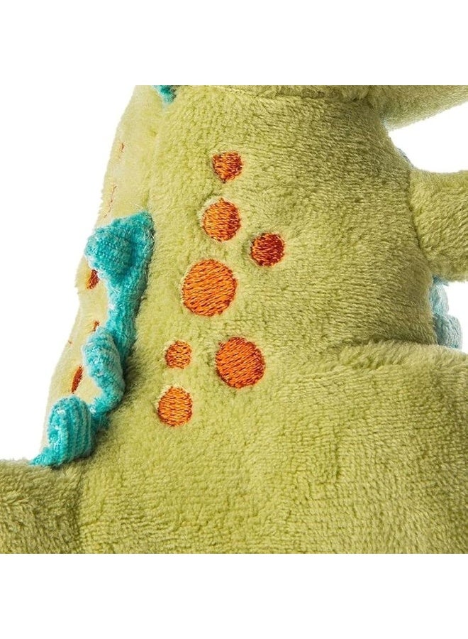 Mary Meyer Pebblesaurus Soft Toy Baby Rattle, 5-Inches, Green Dino