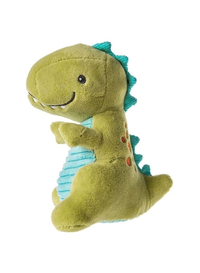 Mary Meyer Pebblesaurus Soft Toy Baby Rattle, 5-Inches, Green Dino