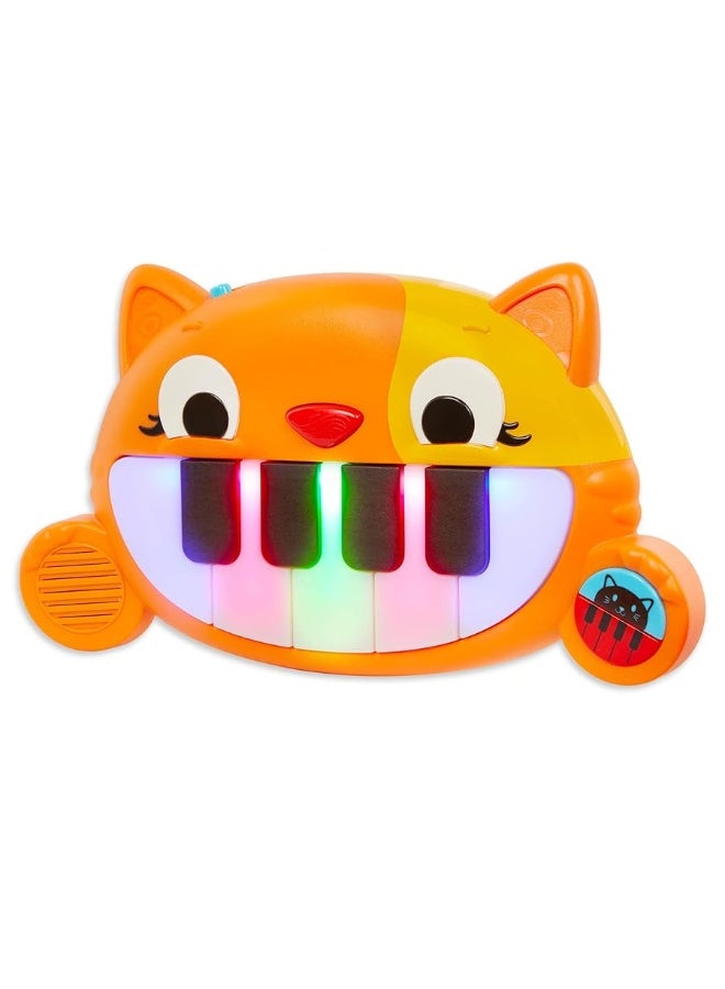 B. toys- B. baby- Mini Meowsic- Mini Toy Keyboard â€“ Baby Piano â€“ Songs, Sounds & Lights â€“ Sensory Baby Toys â€“ 6 Months +