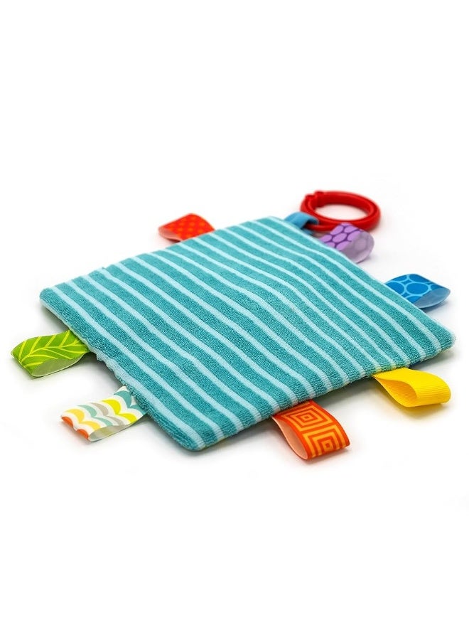 Taggies Crinkle Me Baby Toy, Brother Puppy , 6.5x6.5 Inch (Pack of 1)