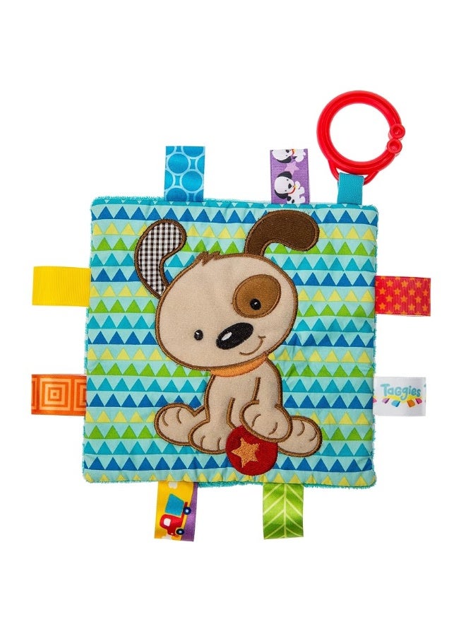 Taggies Crinkle Me Baby Toy, Brother Puppy , 6.5x6.5 Inch (Pack of 1)
