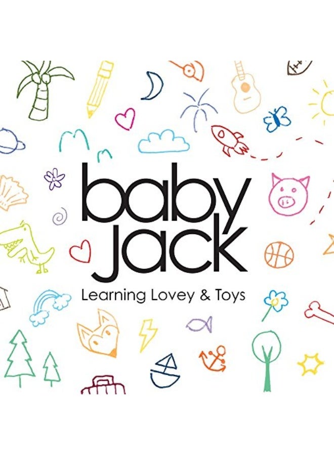 Baby Jack & Co 8x8â€ Jungle Lovey Tag Toys for Babies - Baby Crinkle Toys - Crinkle Toys for Baby - Soft & Safe - Learn Shapes & Colors - Ideal Baby Toy - BPA Free w/Stroller Clip