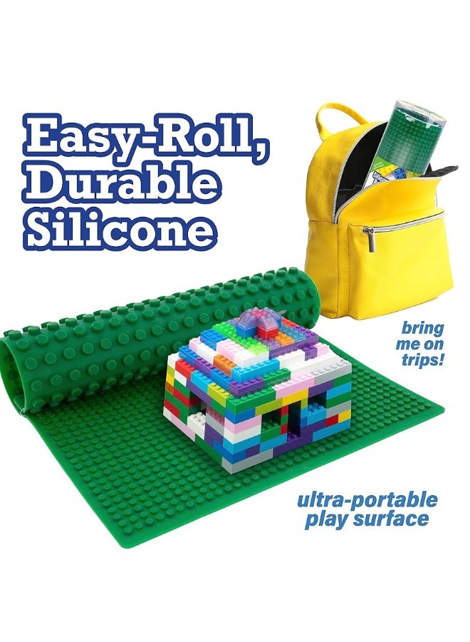 SCS Direct Brick Building Blocks Silicone Playmat - 16