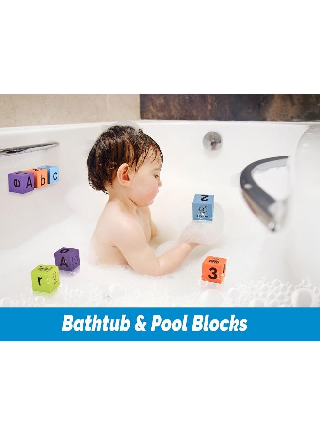 BOHS Foam Learning Blocks - Number,Alphabet,Shapes,Sight Words - Quiet,Safe and Soft Stacking Toys for Toddlers,30pcs