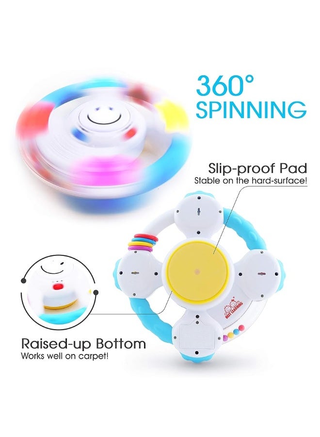 BEST LEARNING My Spin & Learn Steering Wheel - Interactive Educational Toys for 6 to 36 Months Old Infants, Babies, Toddlers - Learn Colors, Shapes, Feelings & Music - Birthday Gifts for Children