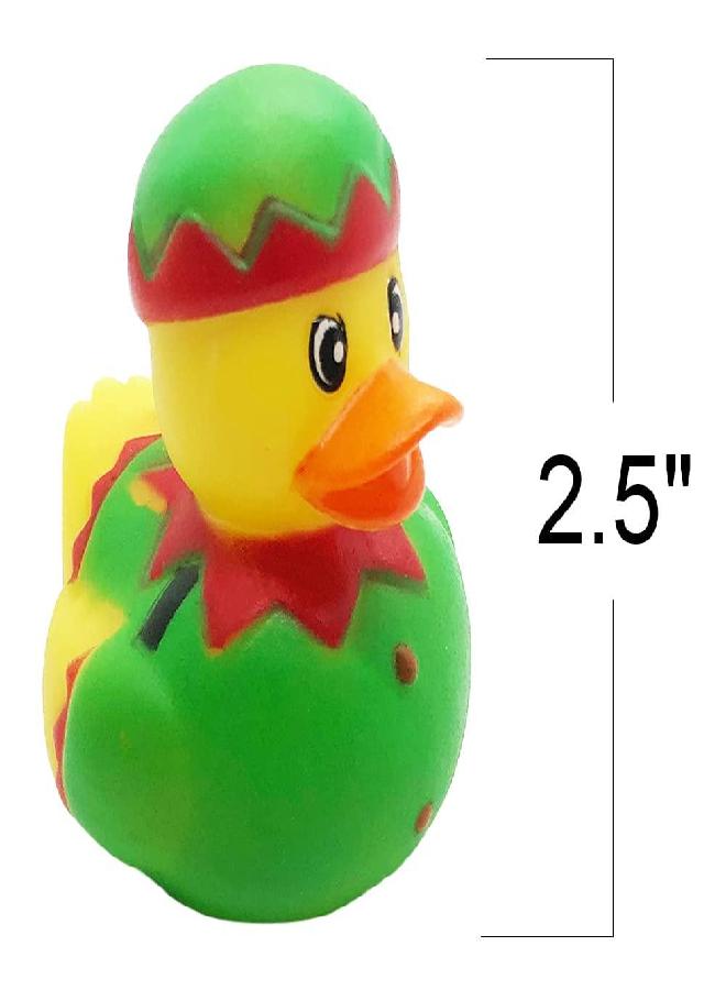 ArtCreativity Christmas Rubber Duckies for Kids, Pack of 12, Xmas Themed Duck Bathtub Pool Toys, Fun Carnival and Christmas Party Supplies, Birthday Party Favors for Boys and Girls