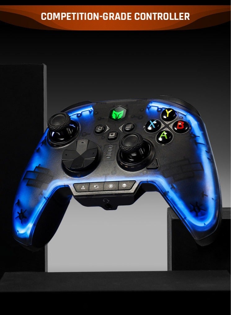 BIGBIGWON Rainbow2 Pro Elite Gaming Controller Bluetooth Wireless Connect Gamepad For PC/Nintendo Switch/Android/iOS Mobile Phone (Package Edition)