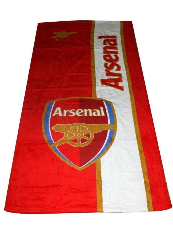 Arsenal Football Club Large Bath and Beach Towel Red