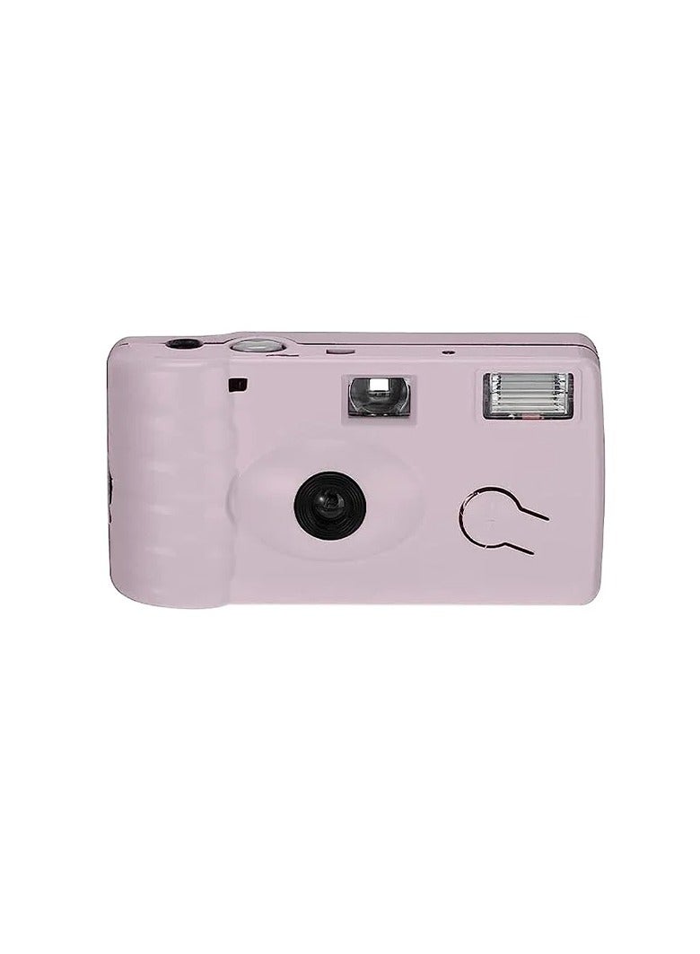 Disposable Camera Wedding 35mm Single Use Film Camera with Flash One Time Use Camera for Travel Camp Party Gifts(Purple)