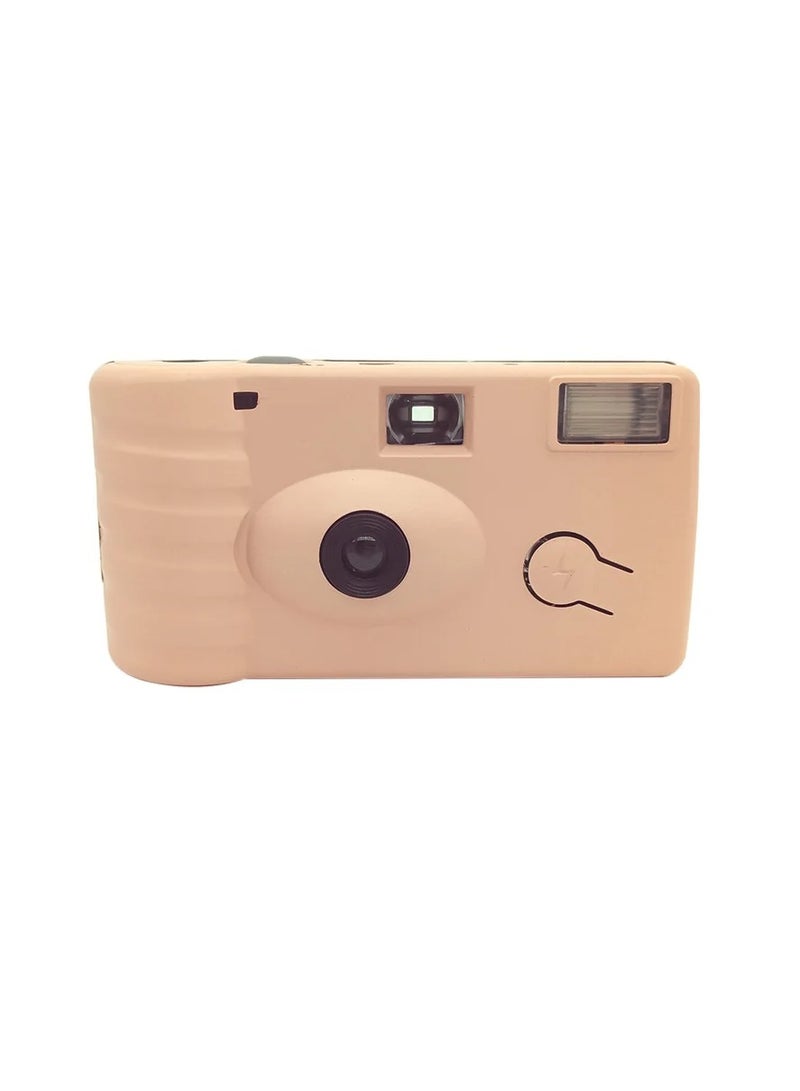 Disposable Camera Wedding 35mm Single Use Film Camera with Flash One Time Use Camera for Travel Camp Party Gifts(Pink)