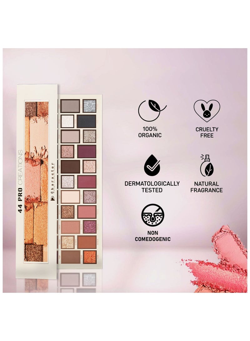 Character 44 Color Pro Creations Eyeshadow Palette - FFE001