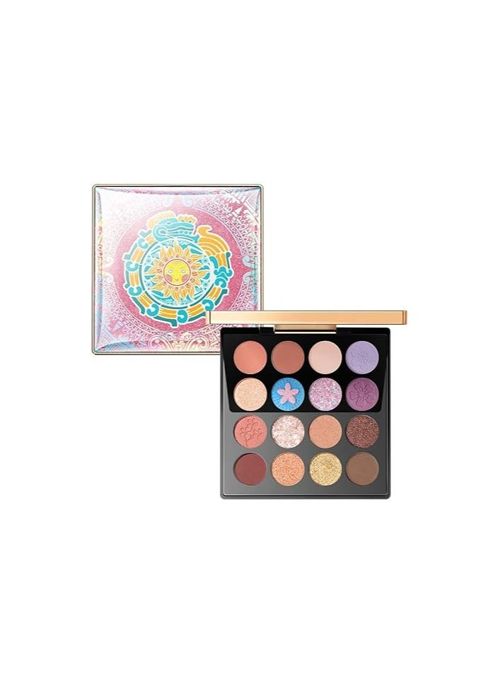 ZEESEA Maya 16-Shade Eyeshadow Palette | Unlock Endless Eye Looks | 16-Shade Eyeshadow Palette for Versatile Eye Looks | (08)