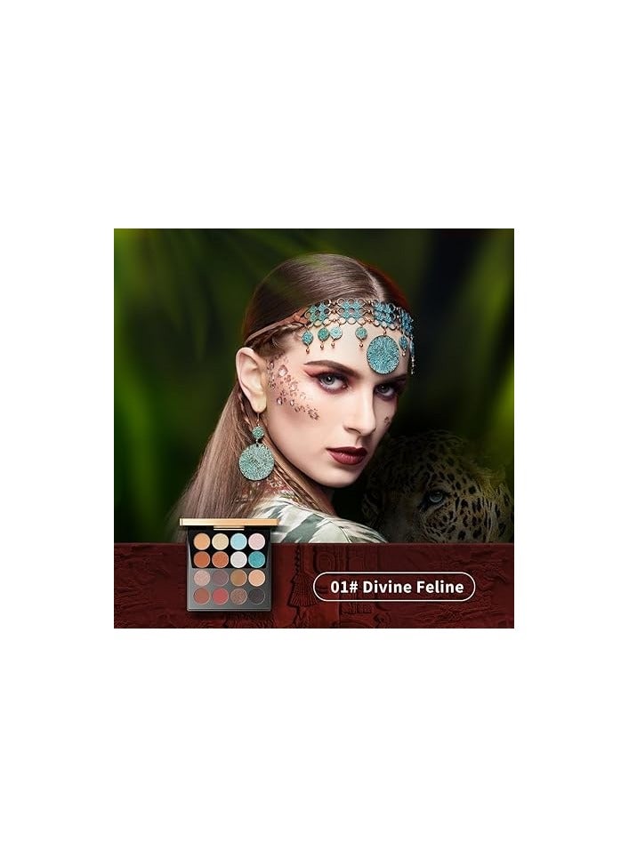 ZEESEA Maya 16-Shade Eyeshadow Palette | Unlock Endless Eye Looks | 16-Shade Eyeshadow Palette for Versatile Eye Looks | (08)