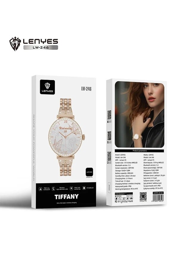 LENYES LW 246 Smartwatch with Fitness Tracker and Heart Rate Monitor