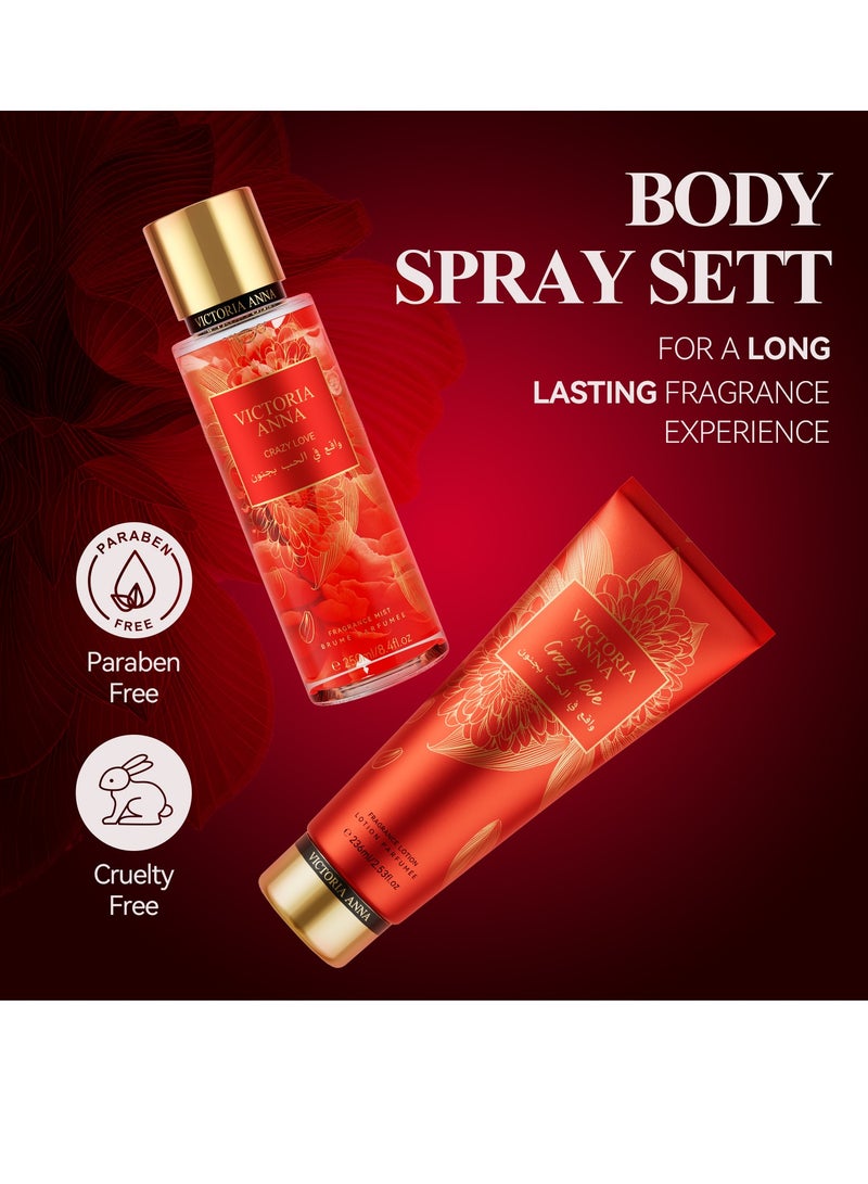 250ml Fragrance Gift Sets body spray with fragrance lotion