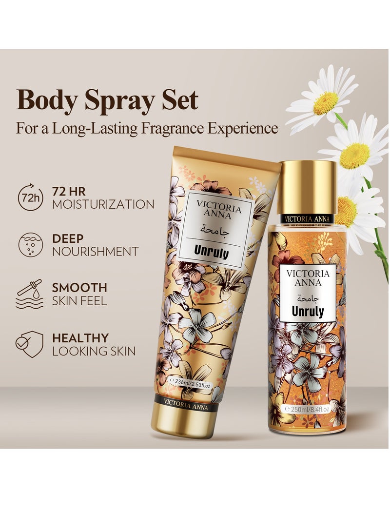 250ml Fragrance Gift Sets body spray with fragrance lotion