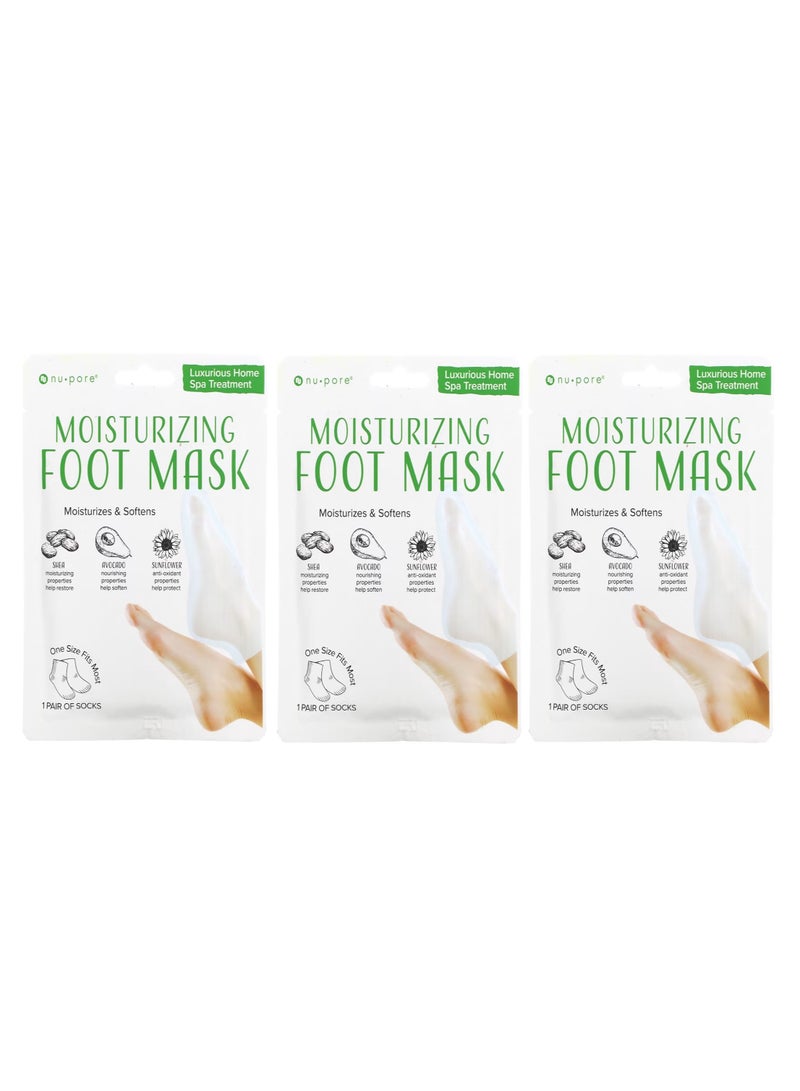 Moisturizing Foot Mask 1 Pair of 3 Pack