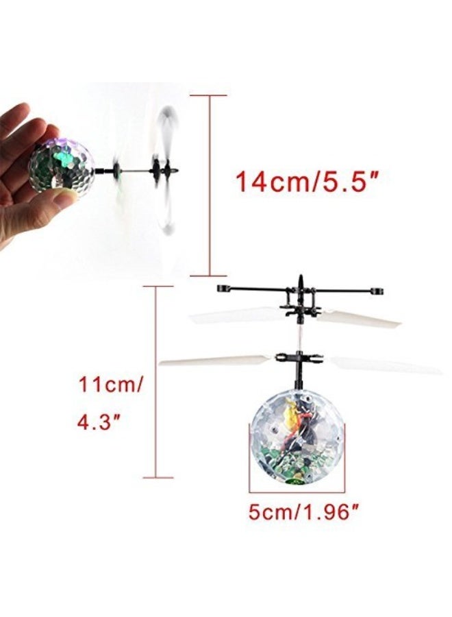 Flying Ball RC Toys For Children Goo Play For Child Ball Helicopter Gifts For Child Built-In-Shinning LED Disco Light Induction Ball Children Play Indoor And Outdoor Gifts For Boy Girlâ€¦