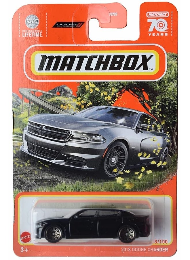 Matchbox 2018 Dodge Charger Metal Parts 13100 Black