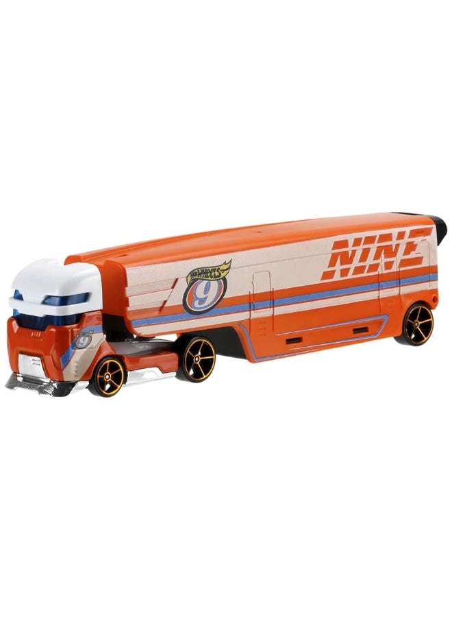 Hot Wheels Speedway Hauler Vehicle - Semi-Truck with Car ~ Detachable Trailer