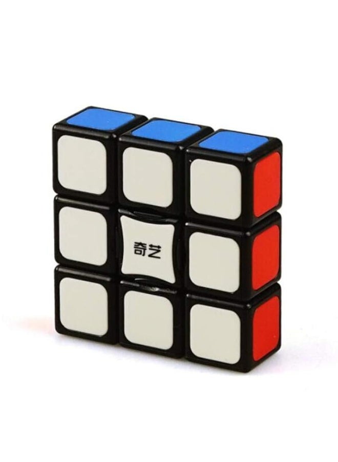 CuberSpeed 1x3x3 Super Floppy Stickerless Magic Cube 3x3x1 Black Titles Version Speed Cube