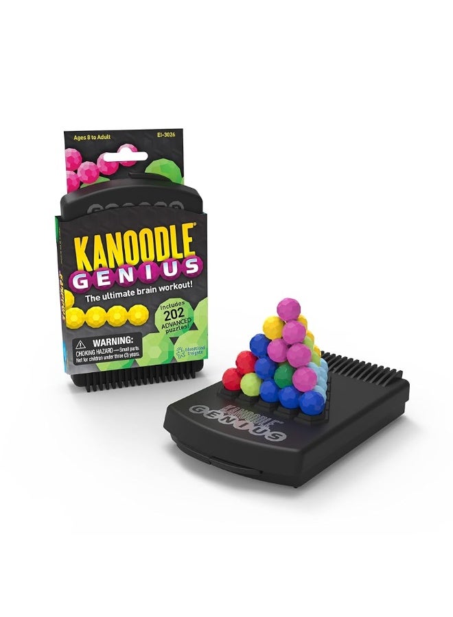 Educational Insights Kanoodle Genius 3-D Puzzle Brain Teaser Game for Adults, Teens & Kids, Over 200 Challenges, Gift for Ages 8+