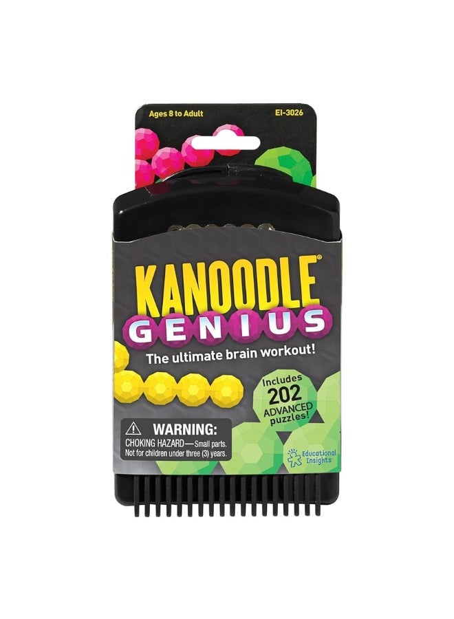 Educational Insights Kanoodle Genius 3-D Puzzle Brain Teaser Game for Adults, Teens & Kids, Over 200 Challenges, Gift for Ages 8+