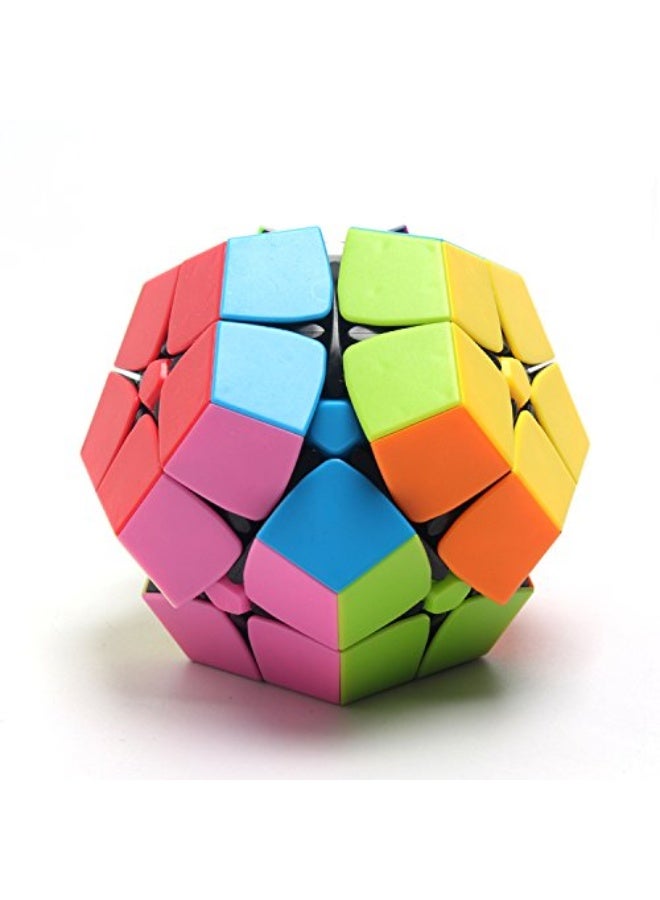 CuberSpeed 2x2 Megaminx stickerless Magic Cube Kilominx 2x2 Color Speed Cube