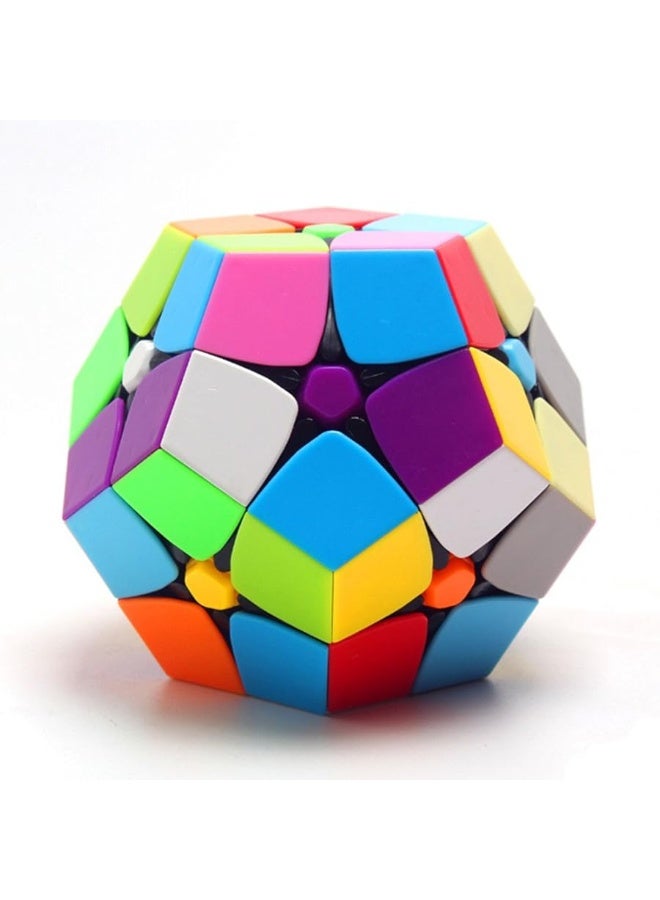 CuberSpeed 2x2 Megaminx stickerless Magic Cube Kilominx 2x2 Color Speed Cube