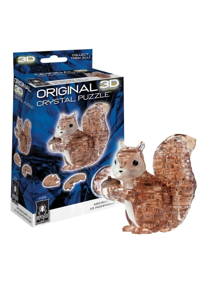 BePuzzled  Squirrel Original 3D Crystal Puzzle Ages 12 and Up