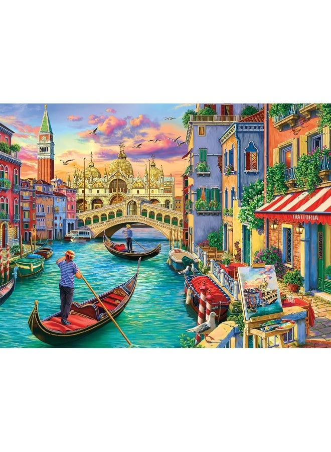 Buffalo Games - Image World - Sights of Venice - 1000 Piece Jigsaw Puzzle for Adults Challenging Puzzle Perfect for Game Nights