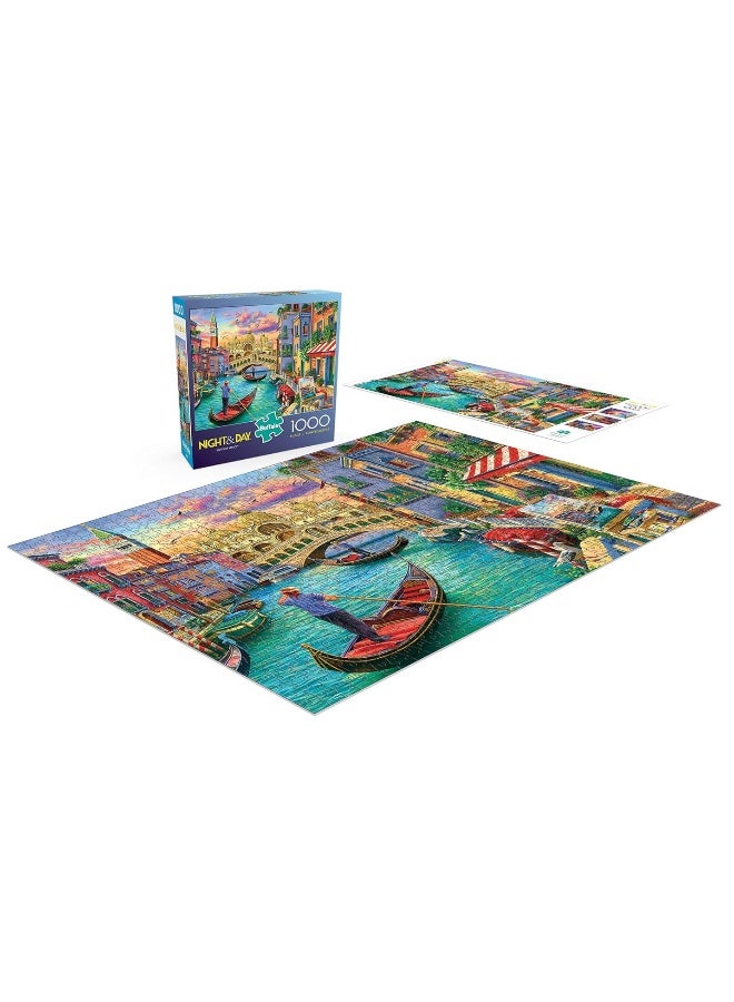 Buffalo Games - Image World - Sights of Venice - 1000 Piece Jigsaw Puzzle for Adults Challenging Puzzle Perfect for Game Nights